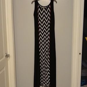 Chevron print dress
